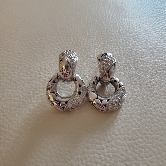 Drop earings with hoops - Picture 1 of 6